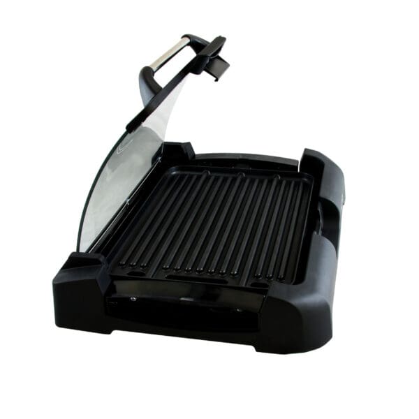 Megachef Reversible Indoor Grill & Griddle with Removable Glass Lid