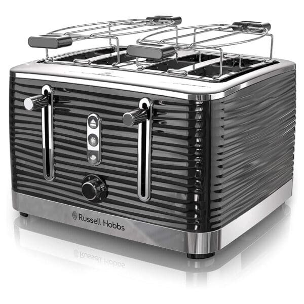 Russell Hobbs Retro Style 4-Slice Toaster - Black