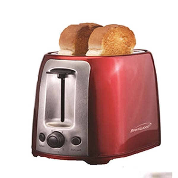 Brentwood Stainless Steel 2-Slice Cool Touch Toaster - Red