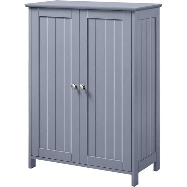 Wood 2-Door Freestanding Floor Cabinet - Gray