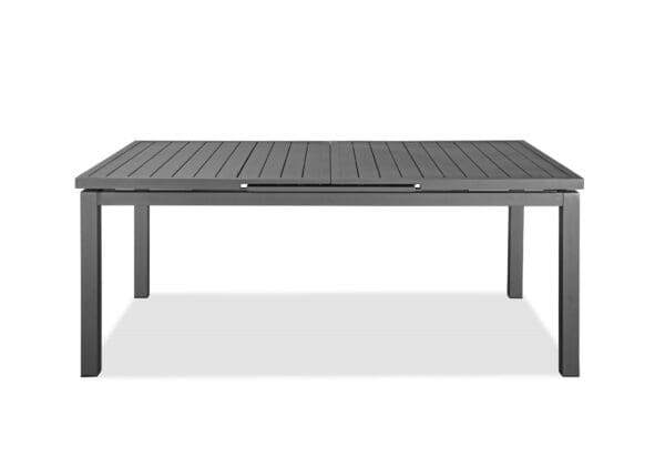 71 X 43 X 30 Gray Aluminum Extendable Dining Table - Image 2