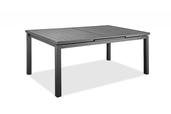 71 X 43 X 30 Gray Aluminum Extendable Dining Table - Image 5