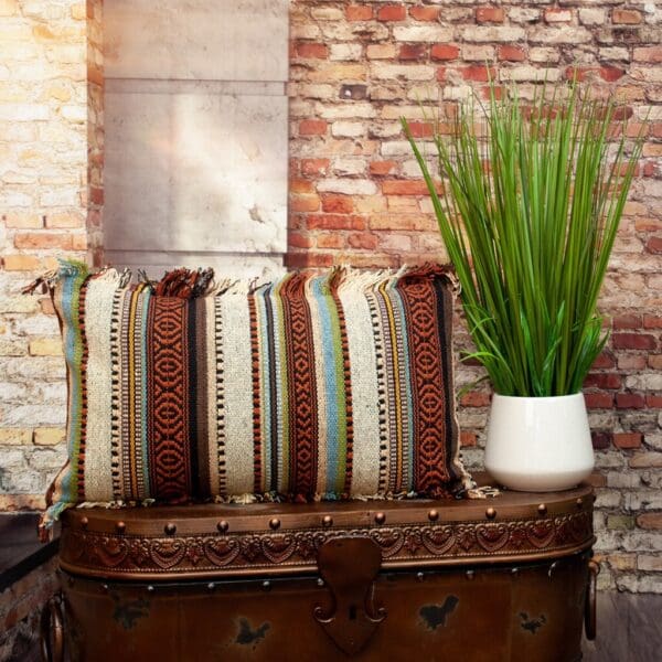 Bohemian Fringe Pillow - 24" x 14" - Image 3