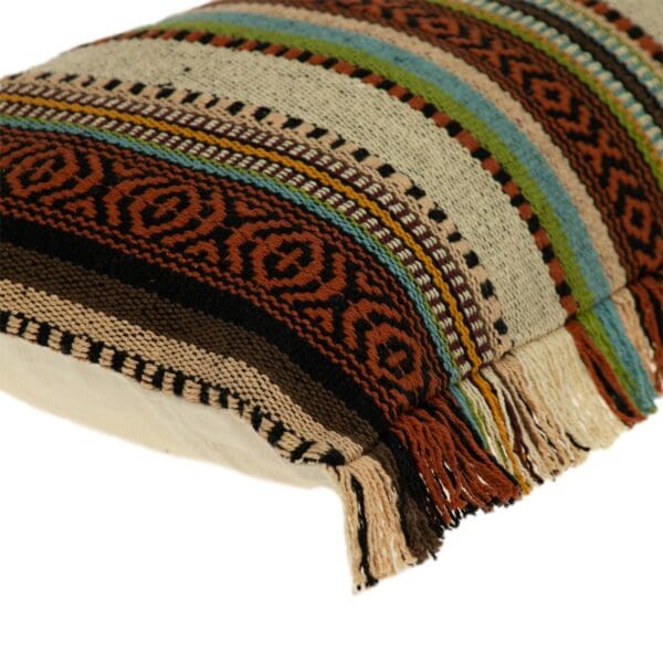 Bohemian Fringe Pillow - 24" x 14" - Image 6