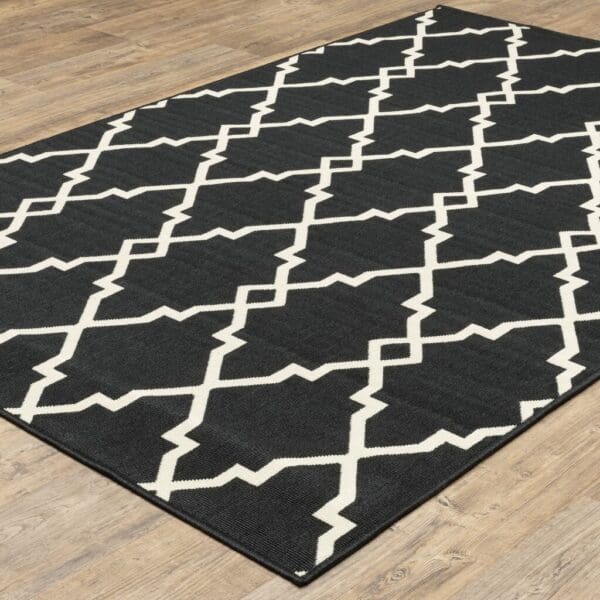 2' x 8' Gray & Ivory Stain-Resistant Indoor/Outdoor Area Rug - Image 6