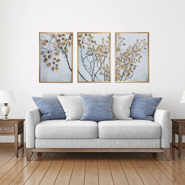 Asian Tree Branches Framed Canvas - Image 4