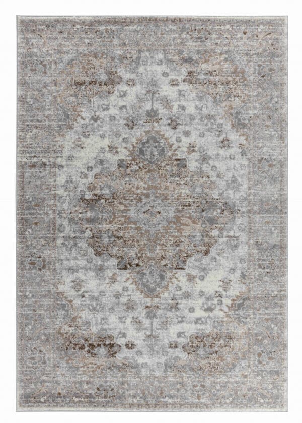 8' X 11' Brown Oriental Area Rug - Image 2