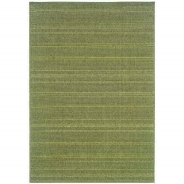 2' X 4' Green Stain Resistant Indoor Outdoor Area Rug