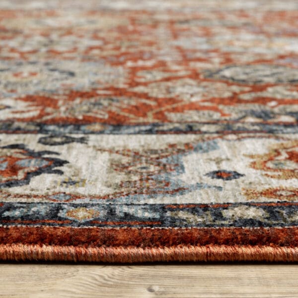 2' x 8' Power Loom Stain-Resistant Runner Rug with Fringe - Multicolor - Image 5