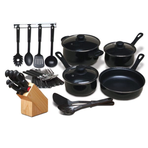 Total Kitchen Cookware Combo Set - 32 Pc