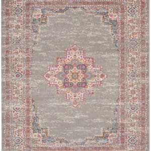 12' X 18' Blue Moroccan Power Loom Distressed Area Rug