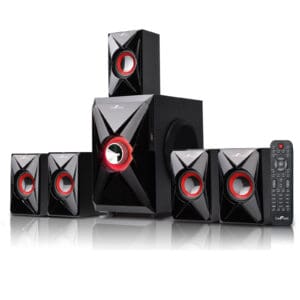 beFree Sound 5.1 Channel Bluetooth Surround Sound Speaker System - Orange